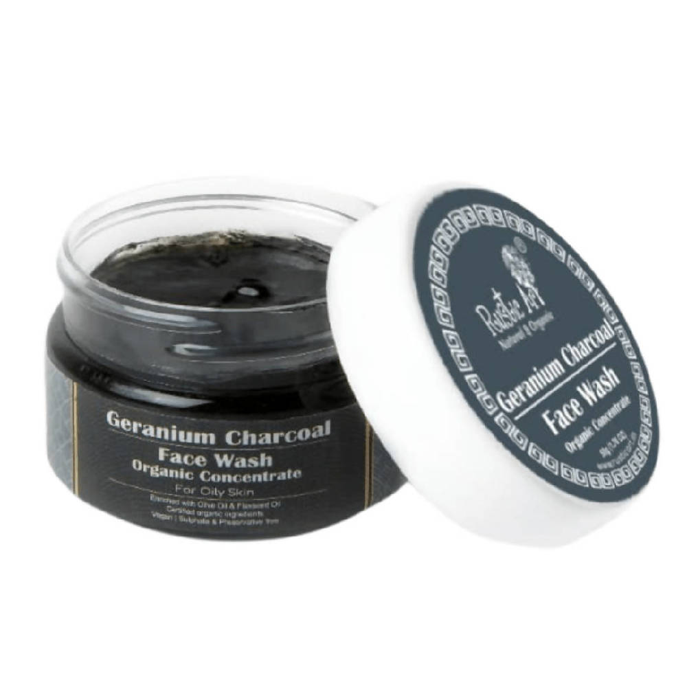 Rustic Art Geranium Charcoal Face Wash