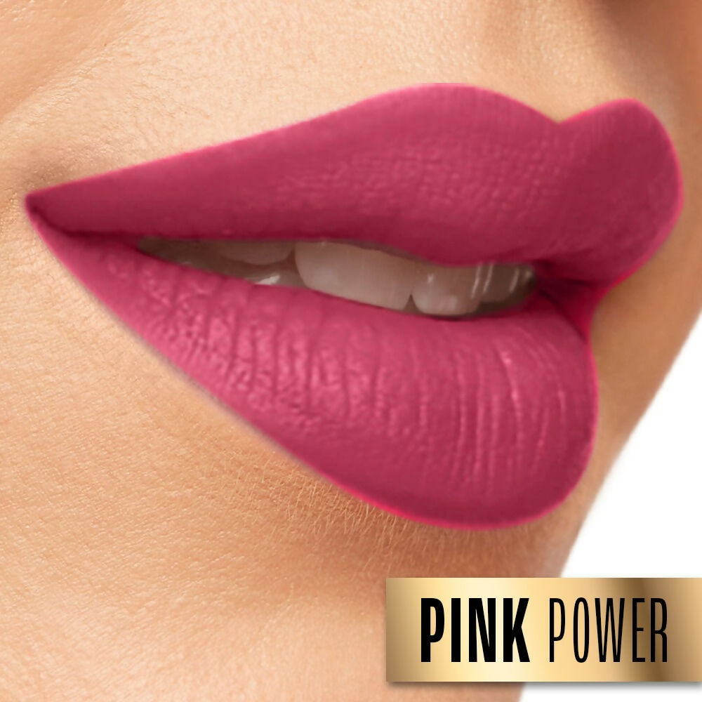 Lakme Absolute Beyond Matte Lipstick - 201 Pink Power