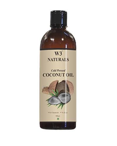 W3 Naturals Cold Pressed Coconut Oil -500ml