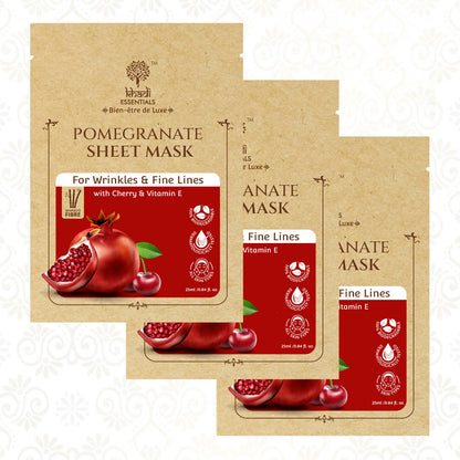 Khadi Essentials Pomegranate Serum Sheet Mask