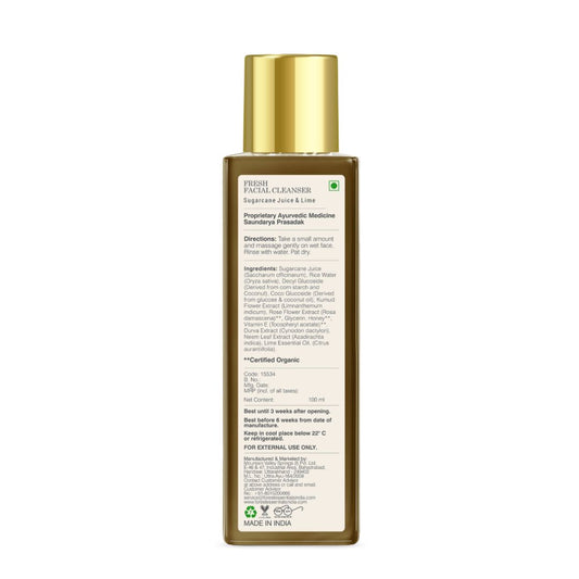 Forest Essentials Fresh Facial Cleanser With Sugarcane Juice & Lime