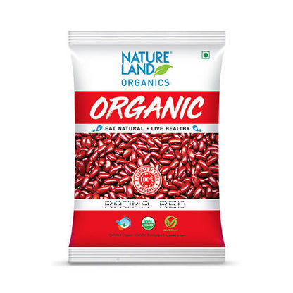 Nature Land Organics Rajma Red - BUDNE