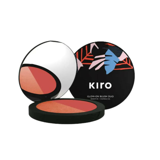 Kiro Glow-On Blush Duo - Classic Coral & Fresh Grapefruit - BUDNE