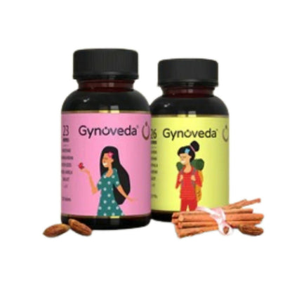 Gynoveda PCOS PCOD with Early Monthly Cycle Ayurvedic Tablets Combo