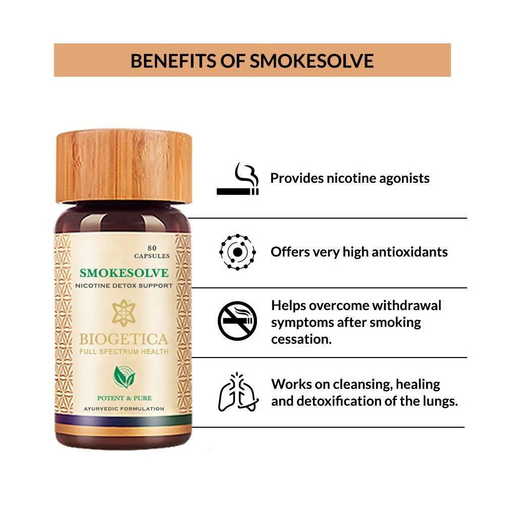 Biogetica Smokesolve (Lungs Care- Antioxidant)