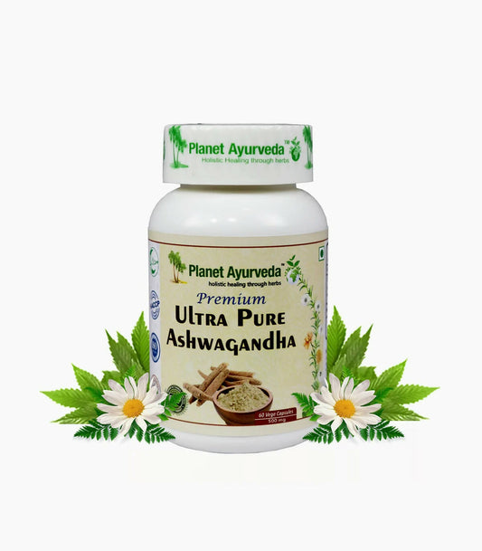 Planet Ayurveda Premium Ultra Pure Ashwagandha Capsules