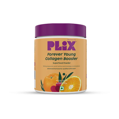PLIX The Plant Fix Wholefood Collagen Builder Powder for Skin - Orange - BUDEN