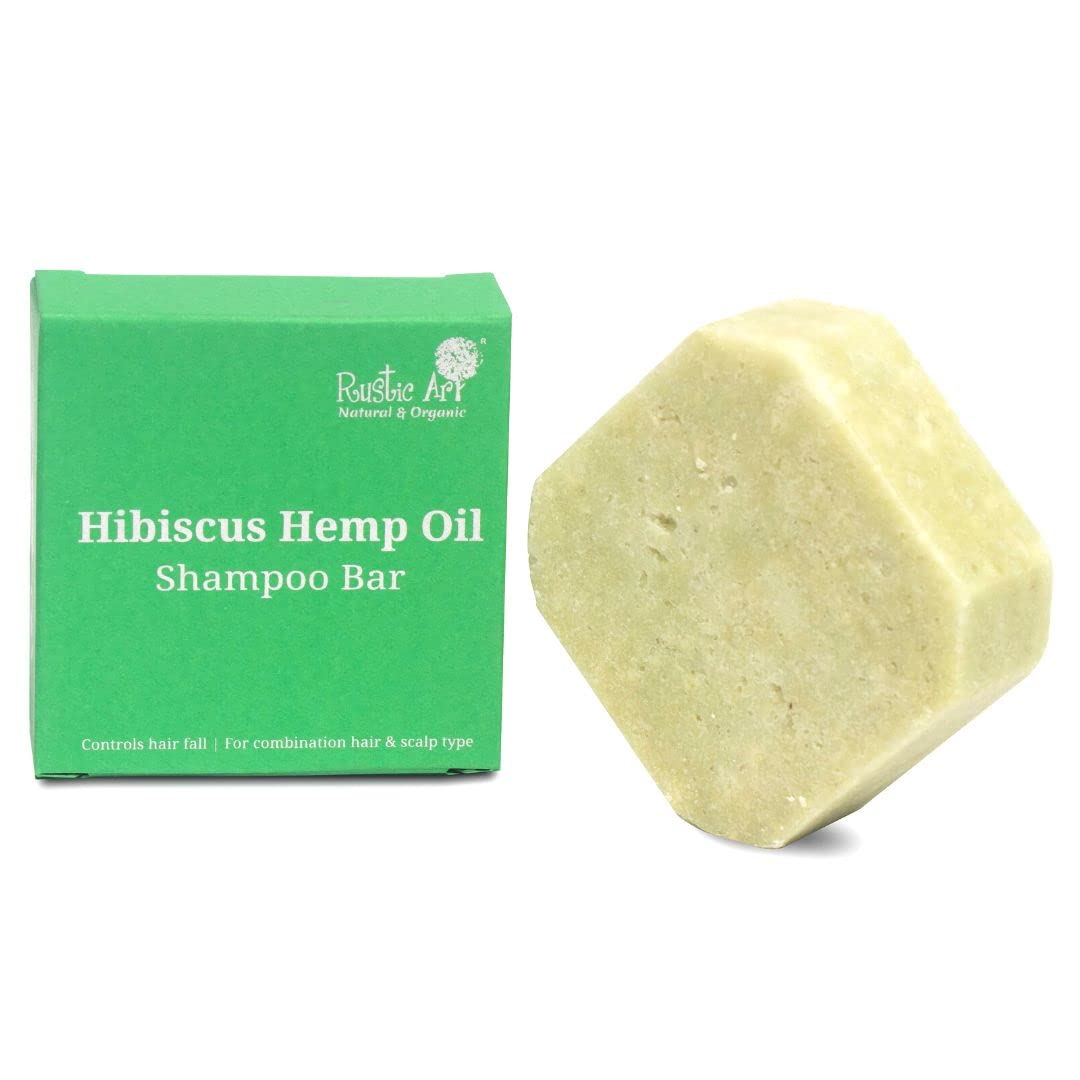 Rustic Art Hibiscus Hemp Oil Hair Cleansing Bar - BUDEN