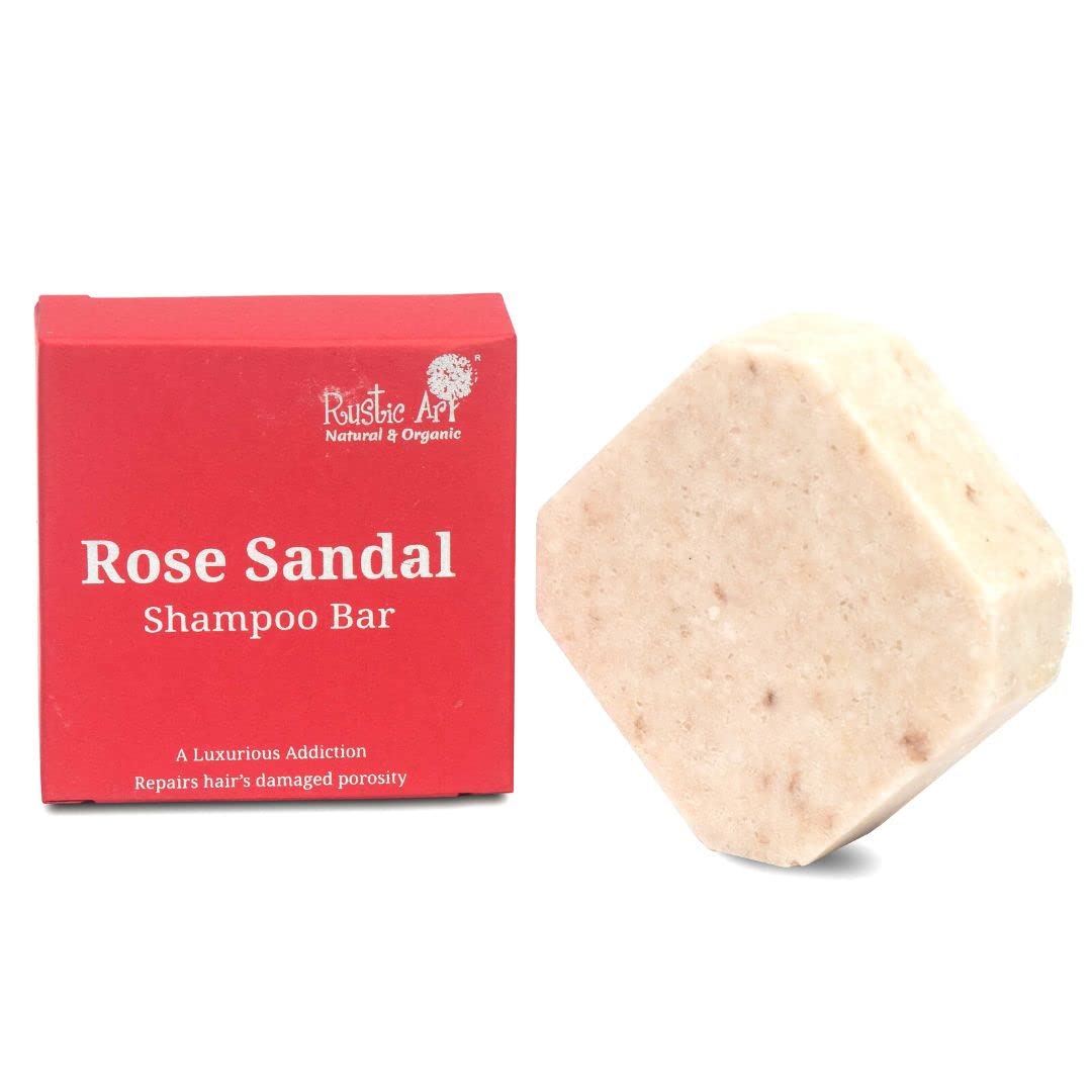 Rustic Art Rose Sandal Hair Cleansing Bar -  buy in usa 