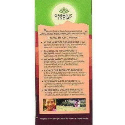 Organic India Tulsi Green Tea, Pomegranate, 25 Tea Bags