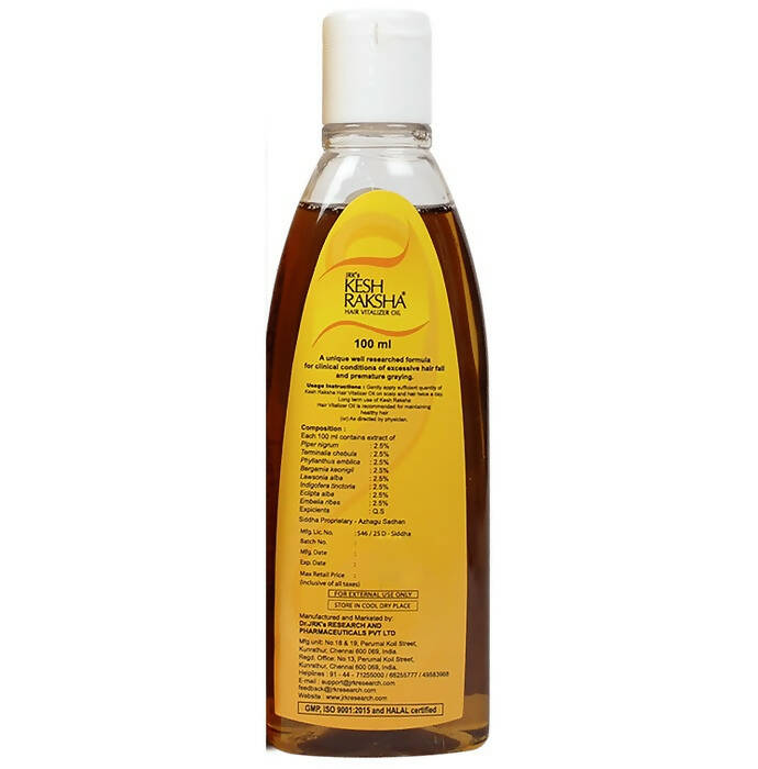 Dr. Jrk's Kesh Raksha Hair Vitalizer Oil