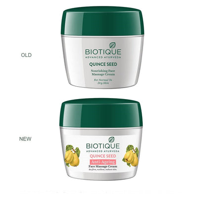 Biotique Advanced Ayurveda Bio Quince Seed Nourishing Face Massage Cream
