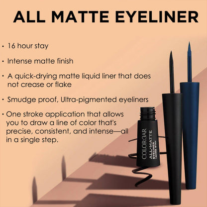 Colorbar All-Matte Eyeliner Matte Blue