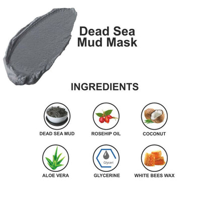 Love Earth Dead Sea Mud Mask with Argan Oil and Rosehip Oil