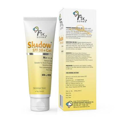 Fixderma Shadow SPF 50+ Gel For Oily Skin
