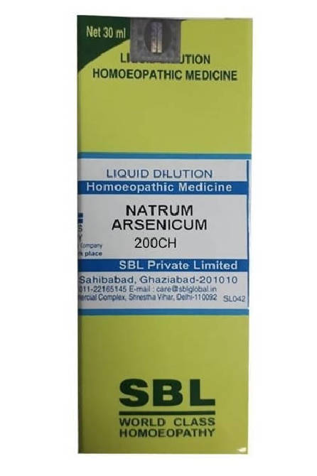 SBL Homeopathy Natrum Arsenicum Dilution