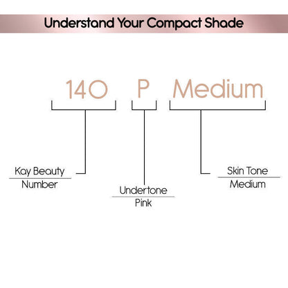 Kay Beauty Matte Compact - 140P Medium