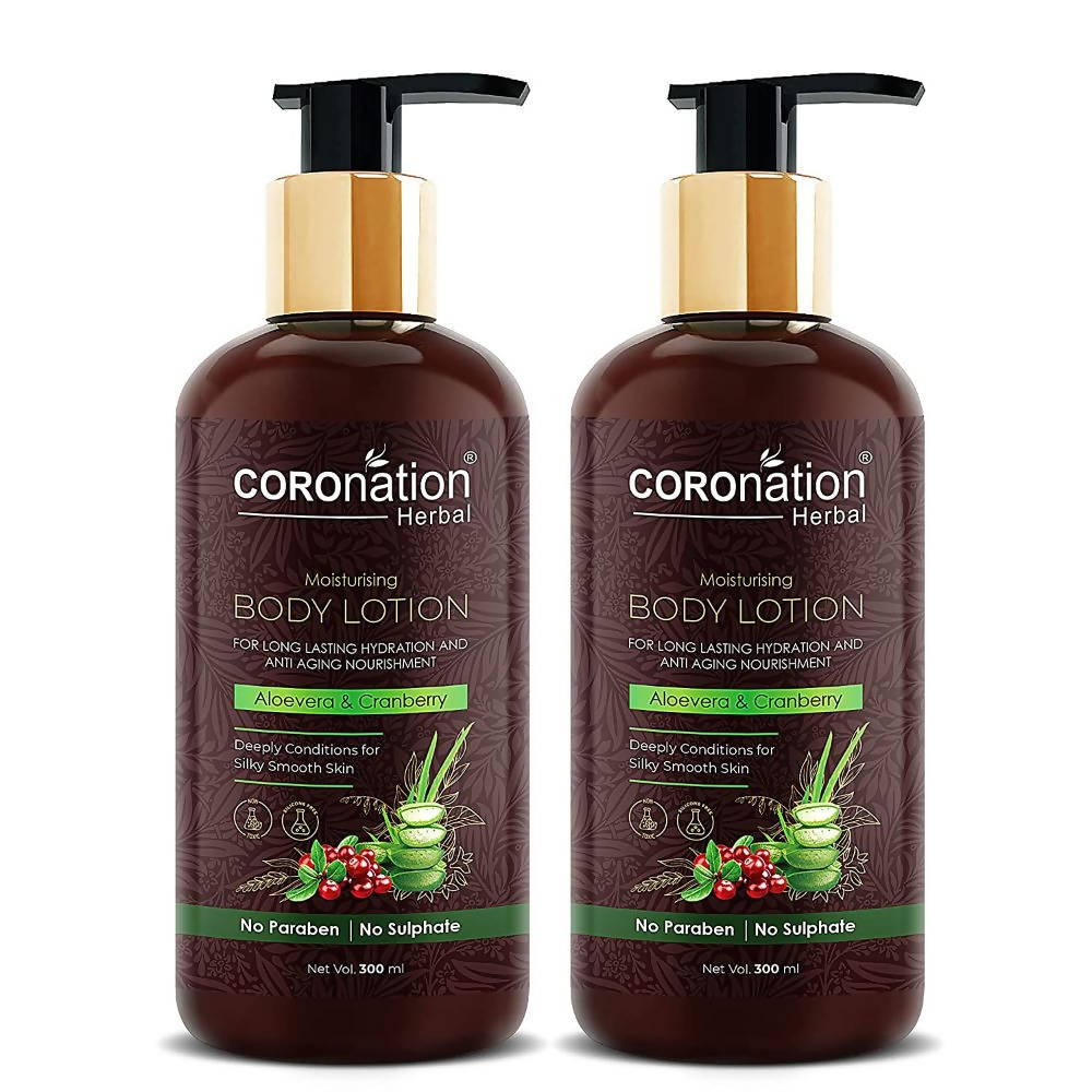 Coronation Herbal Aloevera & Cranberry Body Lotion - usa canada australia