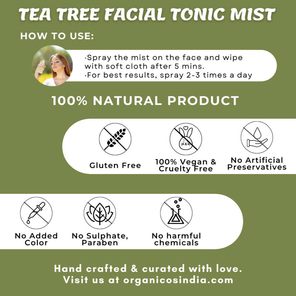 Organicos Tea Tree Facial Tonic Mist
