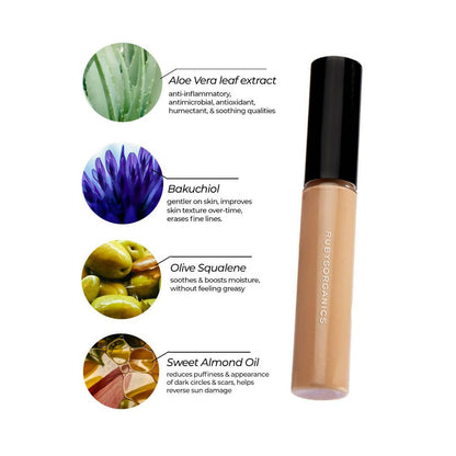 Ruby's Organics Hydra Liquid Concealer HC 2 - Light to Medium Skin Tones