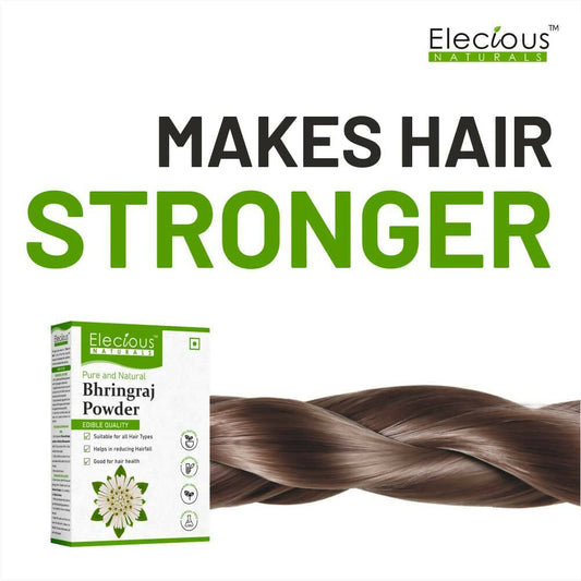 Elecious Naturals Bhringraj Powder For Hair Growth