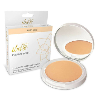 Iba Perfect Look Long-Wear Mattifying Compact SPF 15 - 03 Natural Coral - BUDNE