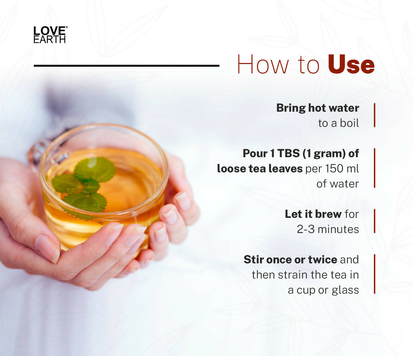 Love Earth Life Essentials Organic tea (Glowing Skin & Healthy Hair)