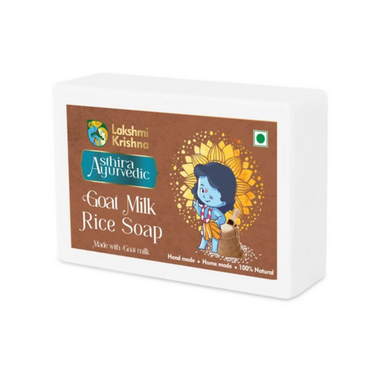Lakshmi Krishna Rice Goat Milk Soap - BUDNE