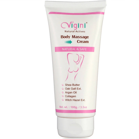 Vigini Natural Actives Bust Breast Body Toner Firming Massage Oil Cream - BUDNE