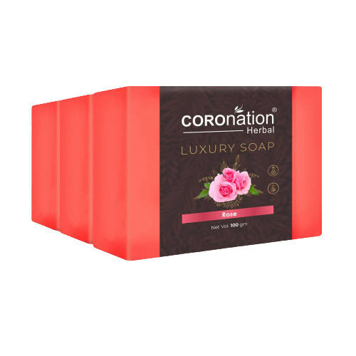 Coronation Herbal Pink Rose Luxury Soap - usa canada australia