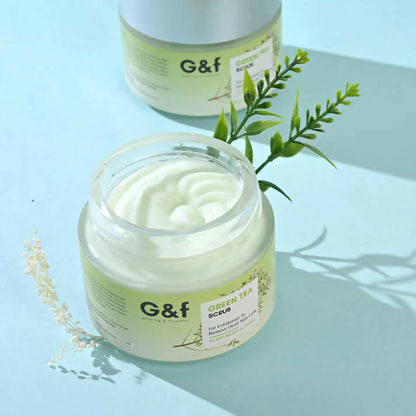 G&f Skin Detoxification Face Scrub with Green Tea + Bearberry Leaf Extract