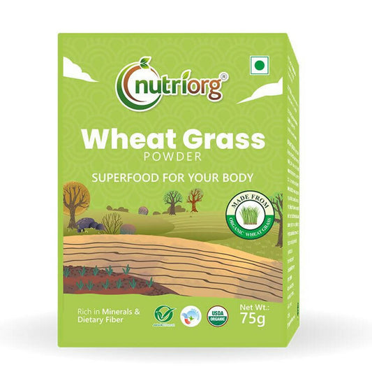 Nutriorg Certified Organic Wheatgrass Powder - BUDEN