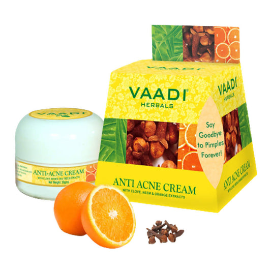 Vaadi Herbals Anti Acne Cream (Clove and Neem Extract) - BUDNE