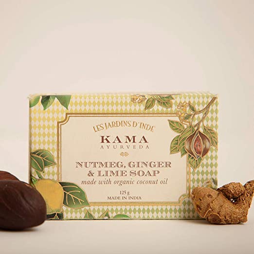 Kama Ayurveda Nutmeg, Ginger & Lime soap 125gm