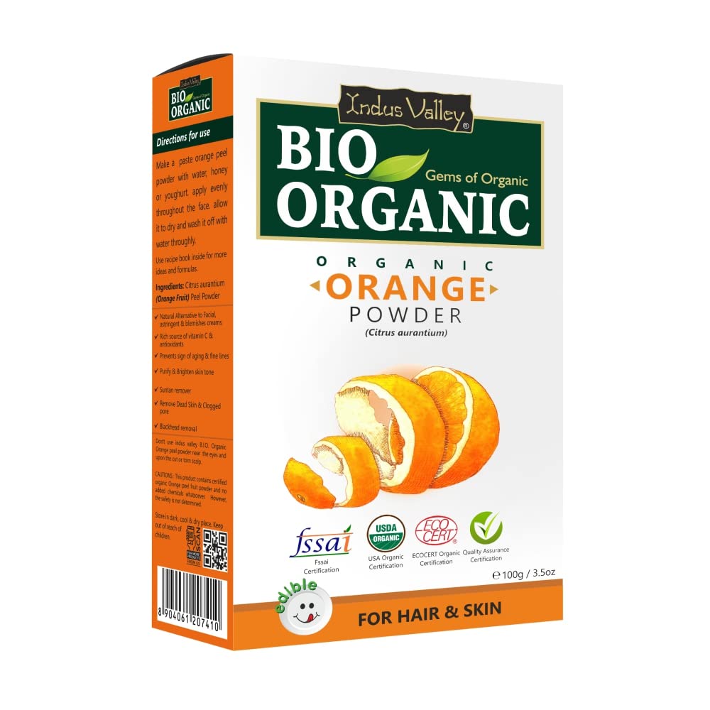 Indus Valley Bio Organic Orange Peel Powder