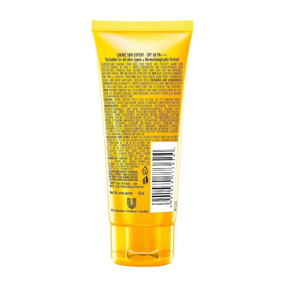 Lakme Sun Expert Tinted Sunscreen 50SPF