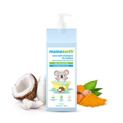 Mamaearth Coco Soft Shampoo with Coconut Milk & Turmeric for Babies