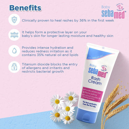 Sebamed Baby Rash Cream For Kids PH 5.5- 100ML