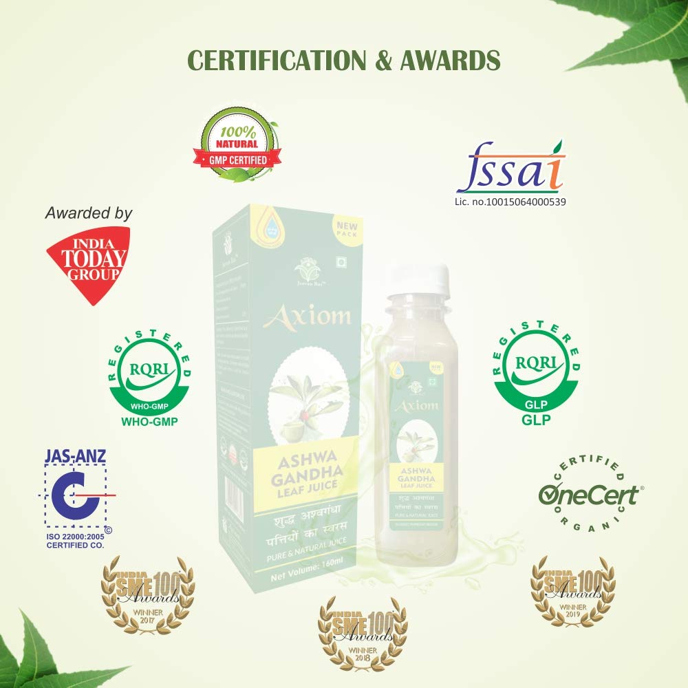 Axiom Jeevan Ras Ashwagandha Leaf Juice