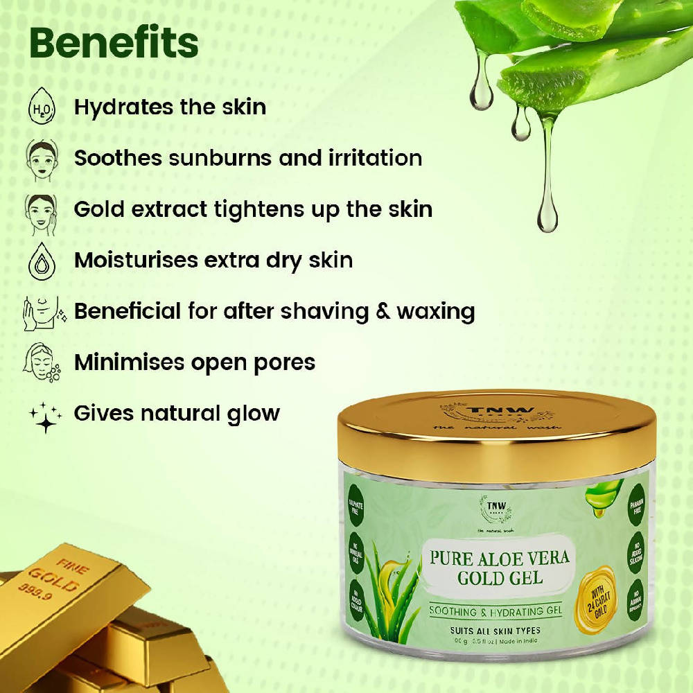 The Natural Wash Pure Aloe Vera Gold Gel