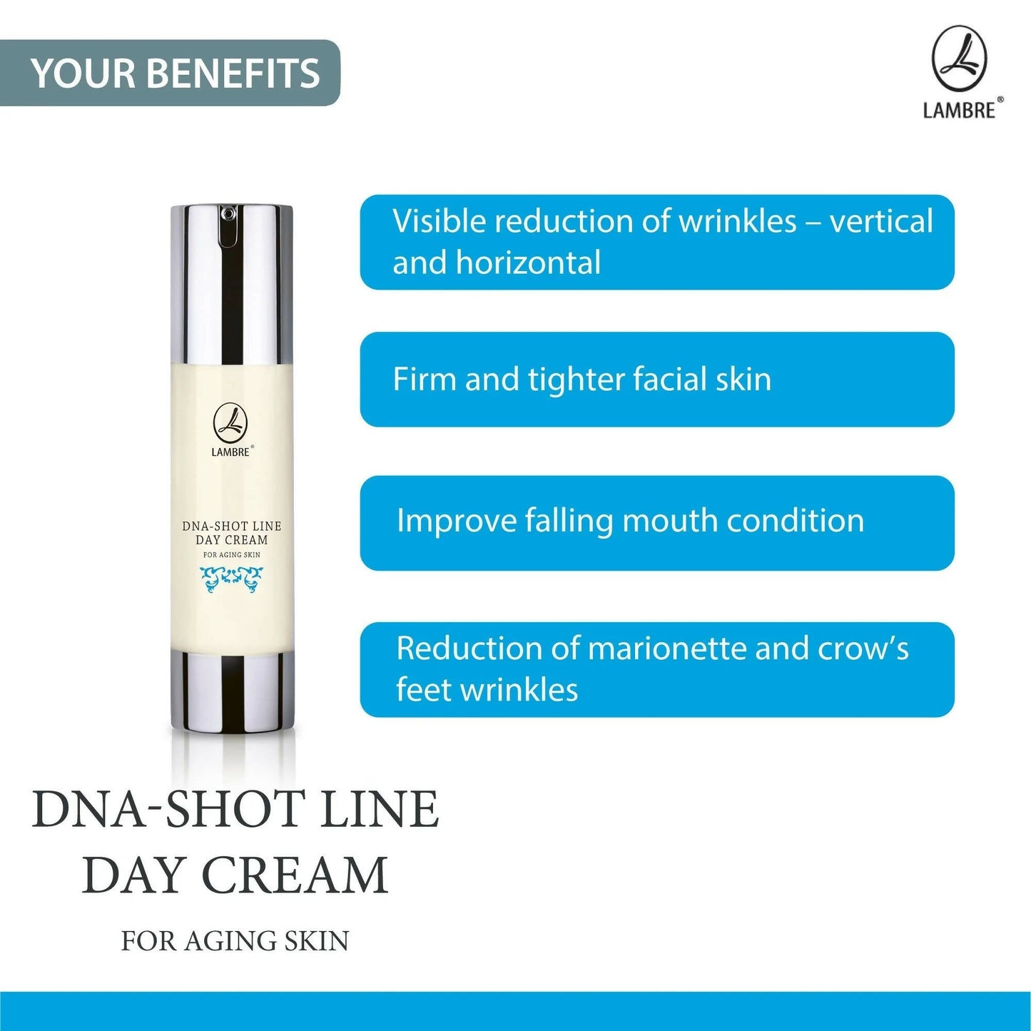 Lambre DNA-Shot Line Day Cream For Aging Skin