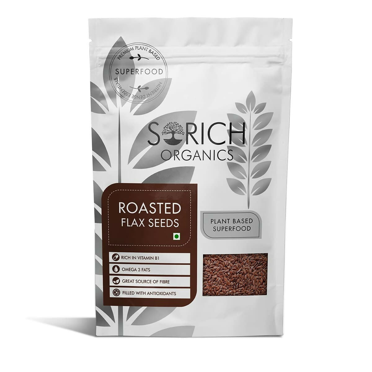Sorich Organics Roasted Flax Seeds - BUDNE