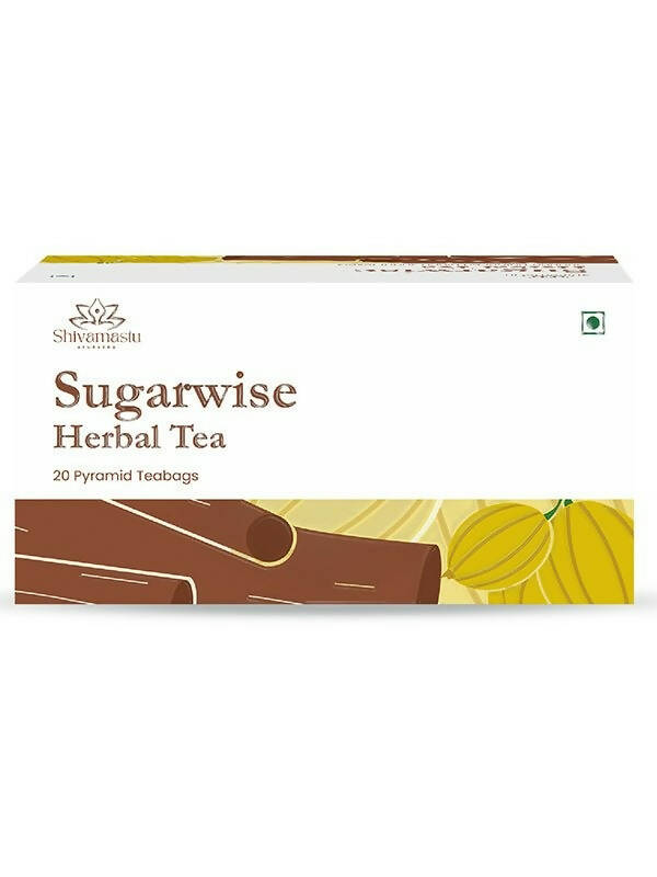 Shivamastu Ayurveda Sugarwise Herbal Tea - 20 Pyramid Teabags - BUDNE