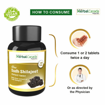 Herbal Canada Shudh SJ Tablets