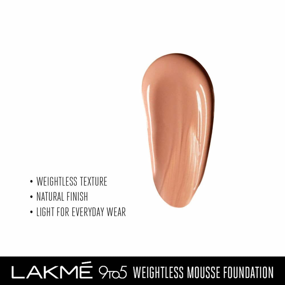 Lakme 9 To 5 Weightless Mousse Foundation - Rose Honey