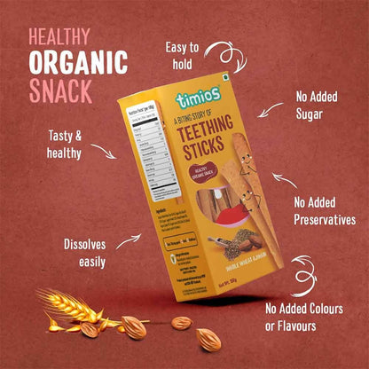 Timios Whole Wheat Ajwain Teething sticks