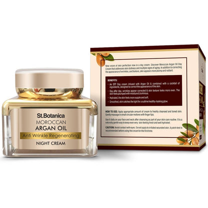 St.Botanica Moroccan Argan Oil Anti Wrinkle Regenerating Night Cream