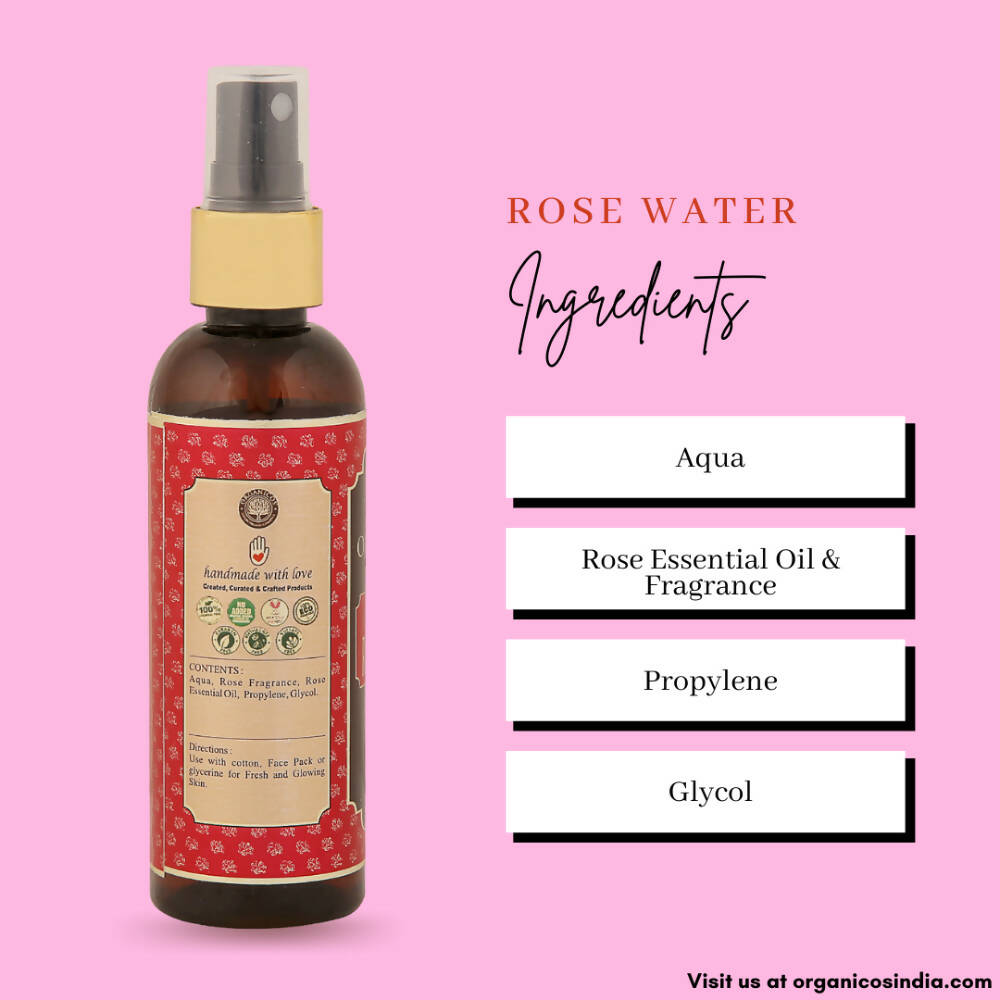 Organicos Premium Rose Water