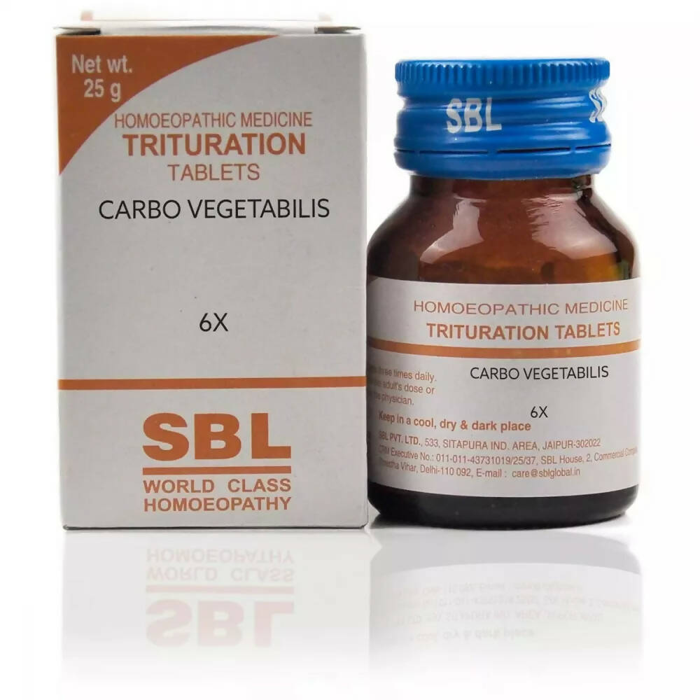 SBL Homeopathy Carbo Vegetabilis Trituration Tablets - BUDEN