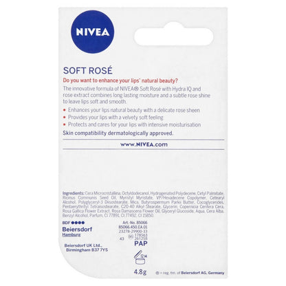 Nivea Lip Balm - Soft Rose